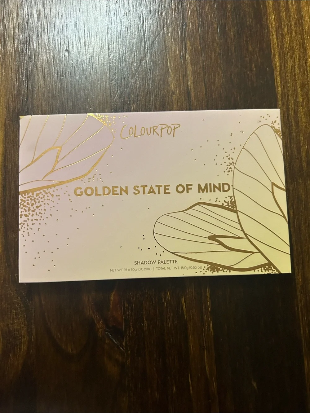 ColourPop Golden State of Mind Eyeshadow Palette - Pink and Gold